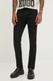HUGO jeansi barbati, culoarea negru, 50525250