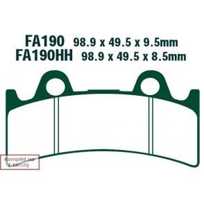 Klocki Ham. Moto. Yamaha Yzf 750 R/Sp (93-97)/ Fzr 1000 Ex Up (94-95) 298574 EBCFA190 foto