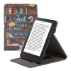 Husa kwmobile Kobo Clara 2E / Tolino Shine 4, Piele Ecologica, Multicolor, Flip Cover, Rezistenta Socuri