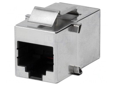 Soclu Adaptor 8 PIN Ecranat Aurit 8p8c foto
