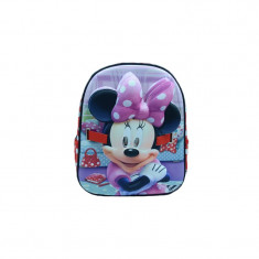 Rucsac cu masca fetite Sun City Minnie Mouse RH2516, Multicolor foto