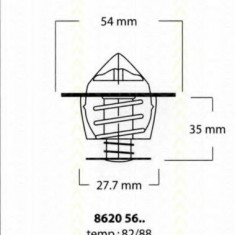 Termostat,lichid racire ALFA ROMEO 155 (167) (1992 - 1997) TRISCAN 8620 5682