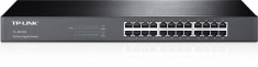 Switch tp-link tl-sg1024 24 porturi gigabit 48gbps capacity 1u 19 rackmount flow control foto