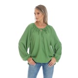 Bluza Dama, Eranthe, Boho, stil IE cu Pictura Realizata Manual V360 - L