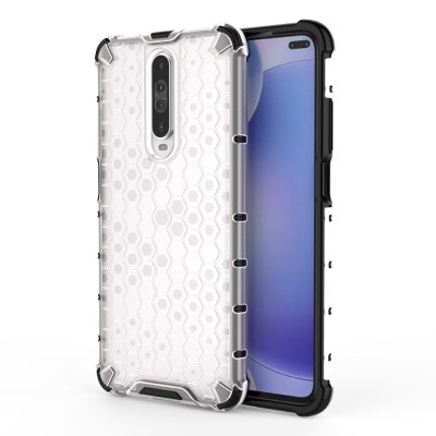 Husa XIAOMI Redmi K30 - Gel TPU Honeycomb Armor (Transparent) foto