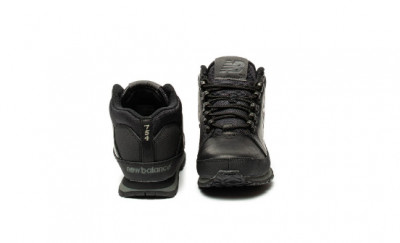 Pantofi sport de piele New Balance cu logo 754, Negru foto