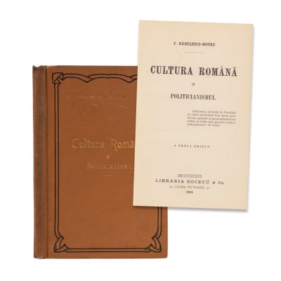 C. Rădulescu-Motru, Cultura rom&amp;acirc;nă și politicianismul, 1904 foto