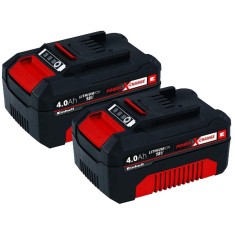 Einhell PXC-Twinpack - Set 2 acumulatori Li-Ion 18 V 4 Ah indicator nivel incarcare