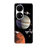 Husa compatibila cu Huawei Nova 9 model Living Among Planets, Silicon, TPU, Viceversa, Transparent, Carcasa