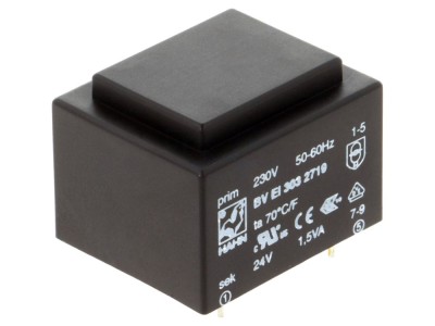 Transformator &amp;icirc;ncapsulat 1,5VA 230V 24V foto