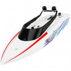 Barca cu telecomanda iUni RC Racing Boat Waterproof, Frecventa 2.4G, Alb foto