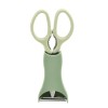 Set foarfeca pentru bucatarie flippy, curatator legume tip suport, multifunctional, spargator nuci, material abs si otel inoxidabil, maner ergonomic,