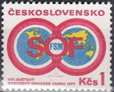 C2360 - Cehoslovacia 1973 - FSM neuzat,perfecta stare foto