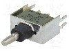 Intrerupator ac&amp;#355;ionat prin apasare, 2 pozitii, mod comutare ON-(ON), SPDT, NKK SWITCHES - M2B15BA5G13