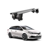 Bare transversale portbagaj auto aluminiu compatibile plafon neted Toyota Auris E210 Touring Sports 2018-> argintii sau negre Cod: CB200101 Kit-101