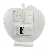 Cumpara ieftin Ceas de Masa cu Rame Foto Time Veranda, Alarma, Rotativ 360&deg;, 30 cm, Rosu/Verde - Cadou Personalizabil