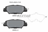 TEXTAR 2233201 set placute frana,frana disc