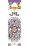 Semne de carte de colorat: Mantre. Stare de bine