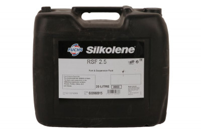 Ulei de amortizor de amortizare Silkolen RSF 2,5 SAE 2,5W 20L la transmisii și suspensii din spate foto