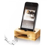 Suport Telefon Lemn, Amplificator Sunet, Dimensiuni 10x3x6cm