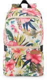 Rucsac urban, scolar, floral A4 pentru femei Zagatto ZG696, Multicolor, PVC