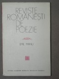 REVISTE ROMANESTI DE POEZIE-EMIL MANU BUCURESTI 1972