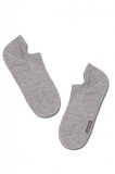 Șosete ultrascurte (anklet) din bumbac, DiWaRi Active 000 - Gri, 27 (42-43)