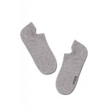 Șosete ultrascurte (anklet) din bumbac, DiWaRi Active 000 - Gri, 27 (42-43)