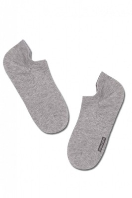 Șosete ultrascurte (anklet) din bumbac, DiWaRi Active 000 - Gri, 27 (42-43) foto