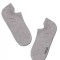Șosete ultrascurte (anklet) din bumbac, DiWaRi Active 000 - Gri, 27 (42-43)