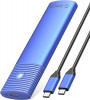ORICO Aluminiu M.2 NVMe SSD Enclosure, Tool-Free 10Gbps USB C Adapter, USB 3.2
