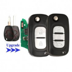 Cheie auto completa compatibila Dacia Logan, Duster, Sandero, Opel Vivaro,Renault Master, 433 Mhz, PCF 7946, 2 butoane