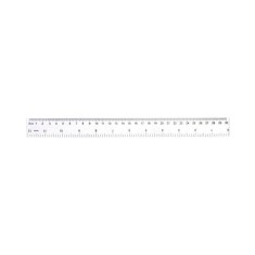 Rigla din plastic transparenta,30 cm