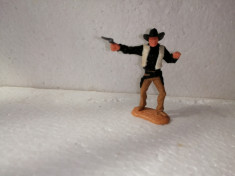 bnk jc Figurina de plastic - Timpo - cowboy cu pistol foto