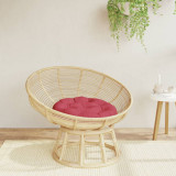 vidaXL Pernă rotundă, roșu vin, &Oslash; 60 x11 cm, țesătură Oxford 361949