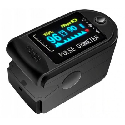 Pulsoximetru CMS 50D negru, Powermat foto