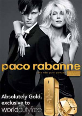 Paco Rabanne Absolutely Gold Lady Million Perfume 80ml pentru Femei fara de ambalaj foto