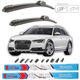 Cumpara ieftin Stergatoare Audi A6 (Allroad 4GH) 2012-2014 &ndash; Set fata Flat
