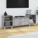 Cumpara ieftin Comodă TV, gri sonoma, 160x35x55 cm, lemn prelucrat