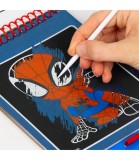 Carte de Desen Spidey pentru Copii, Brand Cerda, Set Creativ cu Stilou Razuire, Materiale Netoxice, Peste 3 Ani