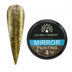 Gel vopsea unghii, cu efect de oglinda, Mirror, Global Fashion, 5g, 04