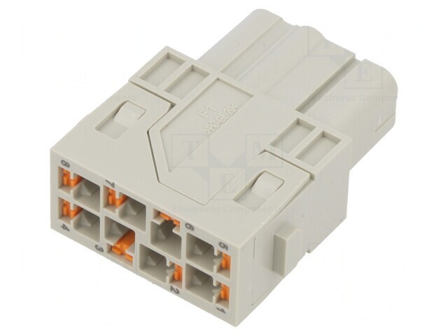 Conector HDC Modular Mamă 8 Pin 16A 400V Push-In