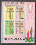 Botswana.1972 Nasterea Domnului-Bl. DX.31, Nestampilat