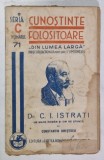 DR. C. I. ISTRATI , UN MARE ROMAN SI OM DE STIINTA de CONSTANTIN KIRITESCU , 1938 , * PREZINTA PETE