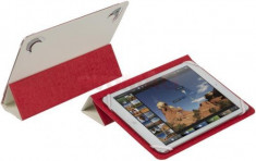 Husa Book cover RivaCase 3127 pentru tablete de 10inch (Alb/Rosu) foto