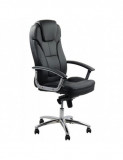 Scaun directorial OFF 5850, piele ecologica, mecanism de balans, reglabil pe inaltime, 120 kg