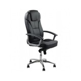Scaun directorial OFF 5850, piele ecologica, mecanism de balans, reglabil pe inaltime, 120 kg
