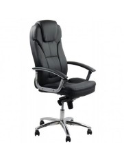 Scaun directorial OFF 5850, piele ecologica, mecanism de balans, reglabil pe inaltime, 120 kg