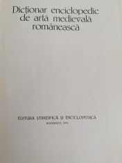 V Dragut - Dictionar enciclopedic de arta medievala romaneasca - Ed. Stiintifica