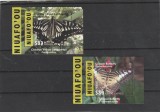 Niuafo'ou 2016 - Fauna, Insecte, Fluturi , serie 2 colite, dantelate, MNH, Mi.Bl.60-61